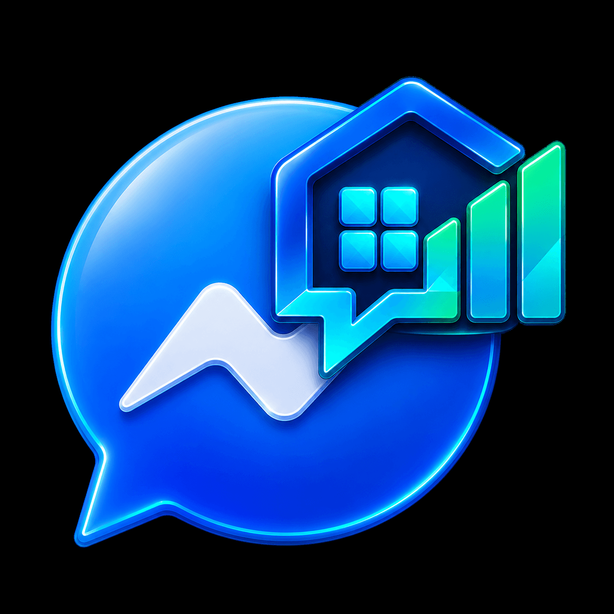 Símbolo do Messenger integrado à VISTAATUALIZADA